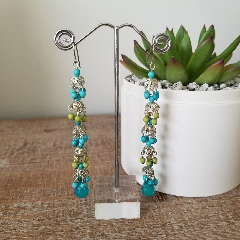Vintage Long Boho Dangle Earrings